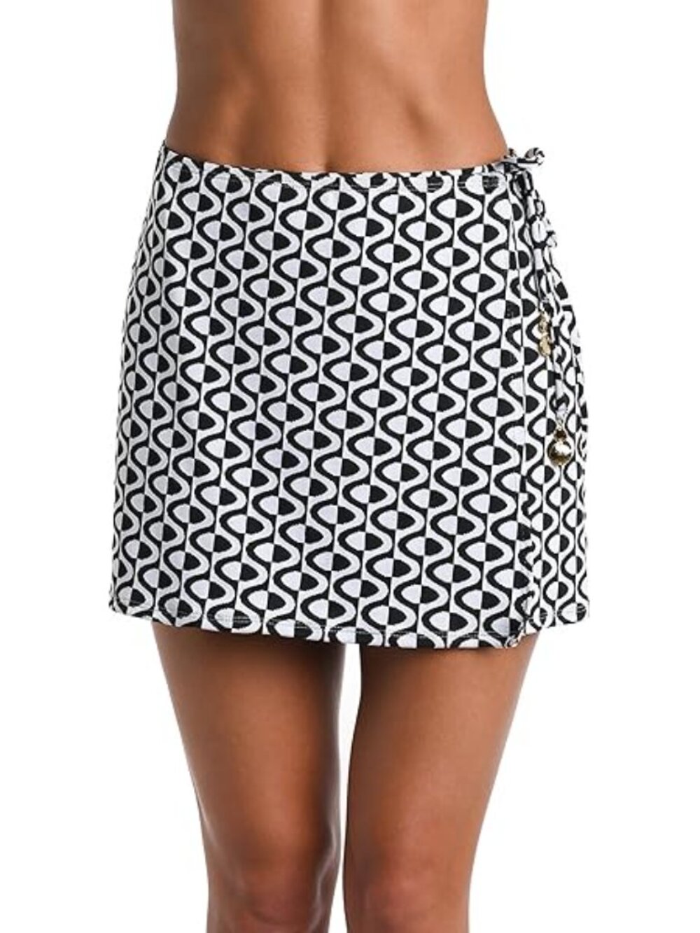 Sunshine 79 Mod Revival Wrap Mini Skirt Swim Coverup Women's Size Small